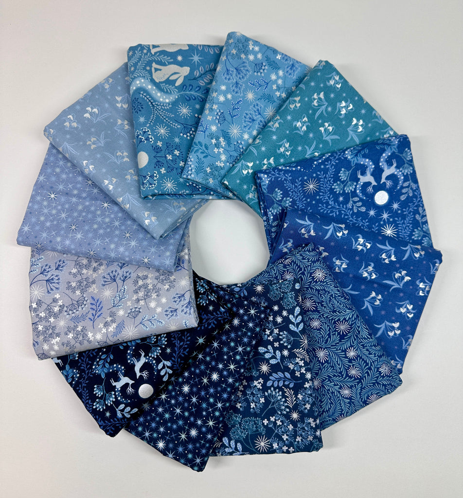 A Winter's Moon Half Yard Bundle Fabrics Lewis & Irene