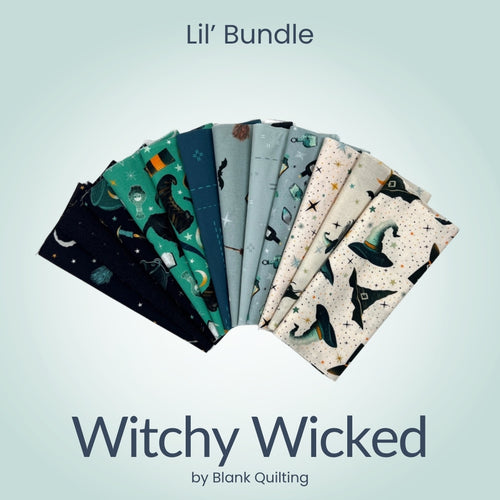 Witchy Wicked Lil' Bundle, multicolor quilting fabric