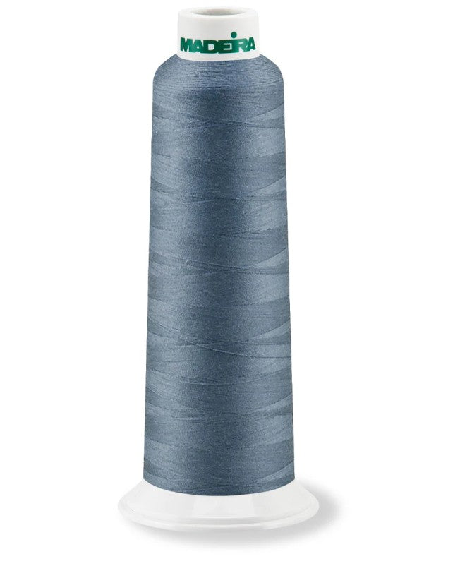 Madeira AeroQuilt 40 - Premium Longarm Quilting Thread, 8105 Steel Blue Thread Madeira