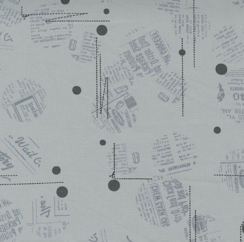 Modern Background Dots Grey T-25-31 Fabrics Moda Fabrics