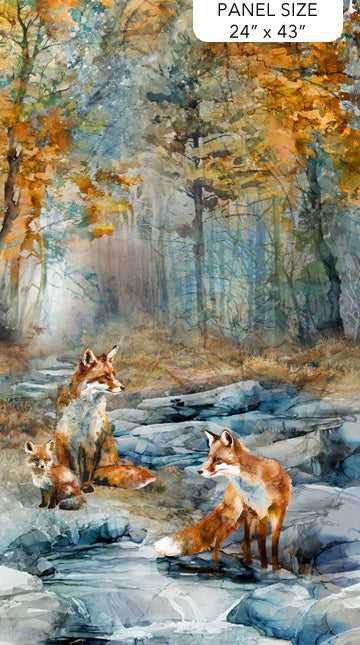Fox Den Panel DP28330-44 Fabrics Northcott