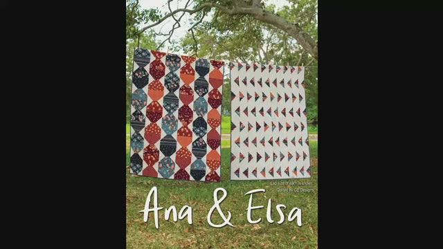 Ana & Elsa Video Class - Stripology Quickies Club Pattern GE Designs