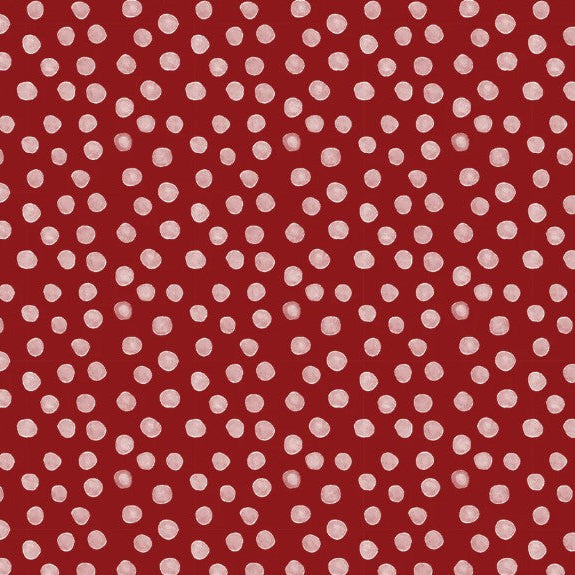 Penguin Party Snowball Fight Red 49240407-03 Fabrics Camelot