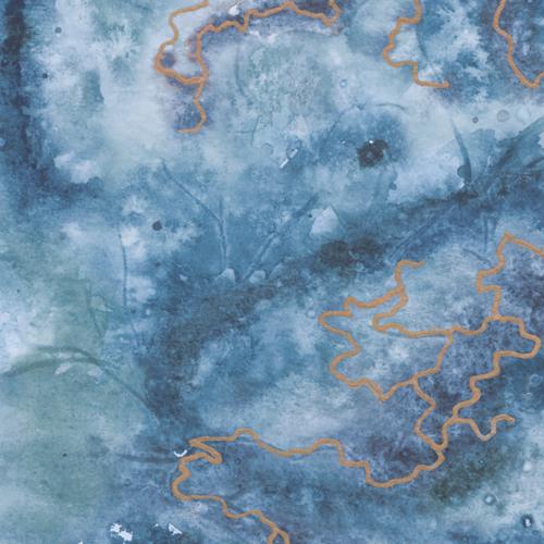 Moda Fabrics Wanderlust River (Blue) 108" Wide Backing Fabric - 108031-13 - 2 YARD Fabrics Moda Fabrics