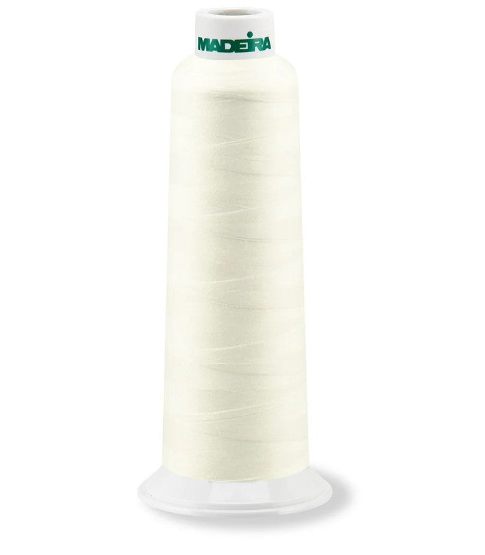 Madeira AeroQuilt 40 - Premium Longarm Quilting Thread, 8010 White Thread Madeira