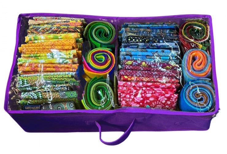 Yazzii Fat Quarter Bag Purple Storage & Bags Yazzii