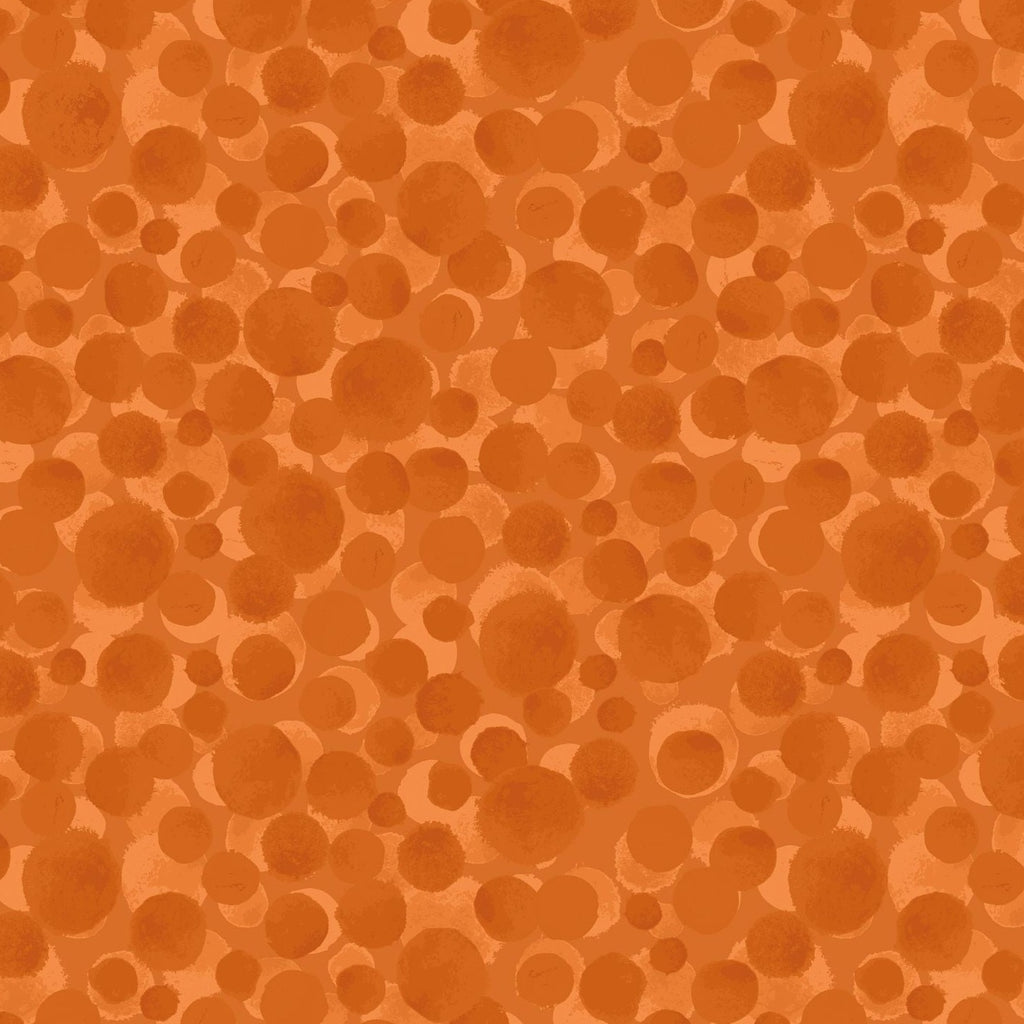 Bumbleberries Halloween Orange 345 CC Fabrics Lewis & Irene   