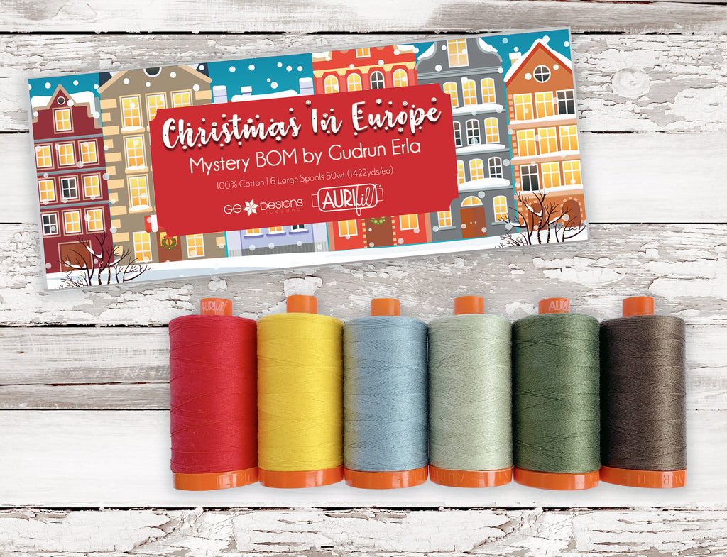 Christmas in Europe - Aurifil Thread Collection Thread Aurifil   