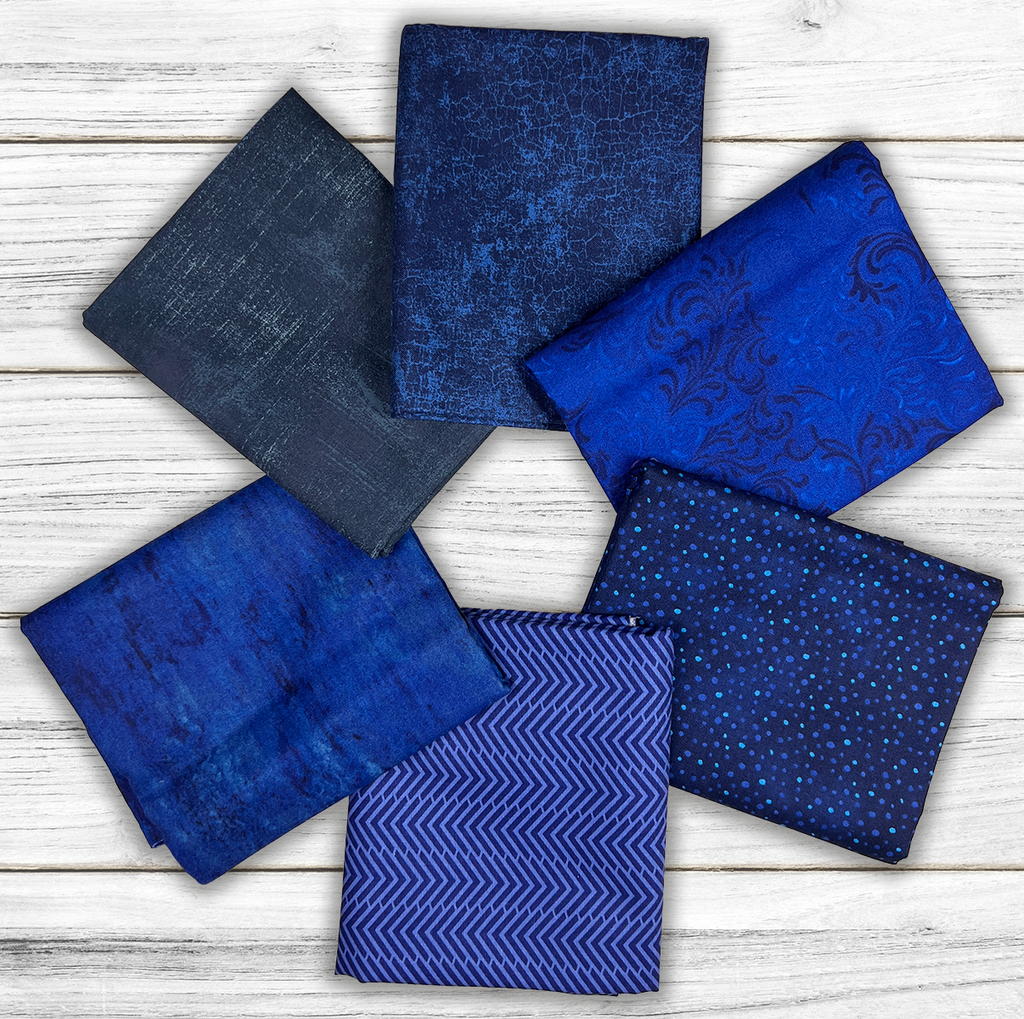 Mystery Bundle - Basic Blue Fabrics GE Designs