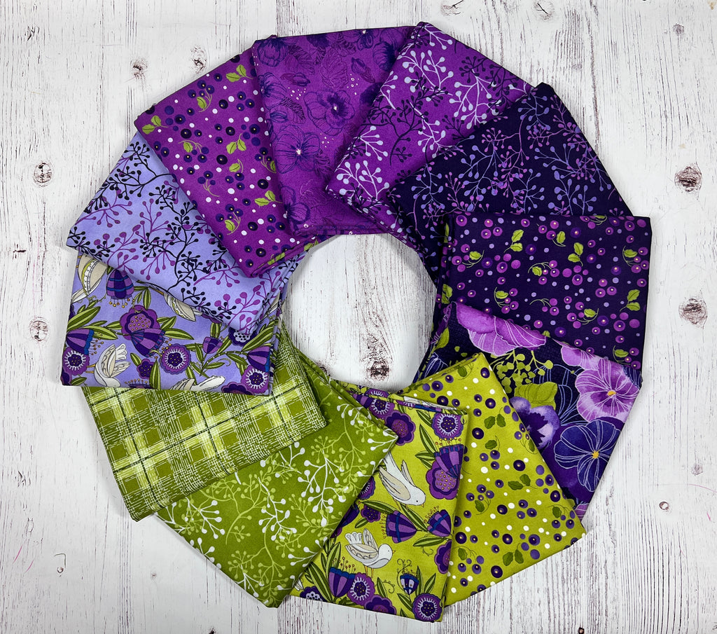 Pansy's Posies Half Yard Bundle Fabrics Moda Fabrics