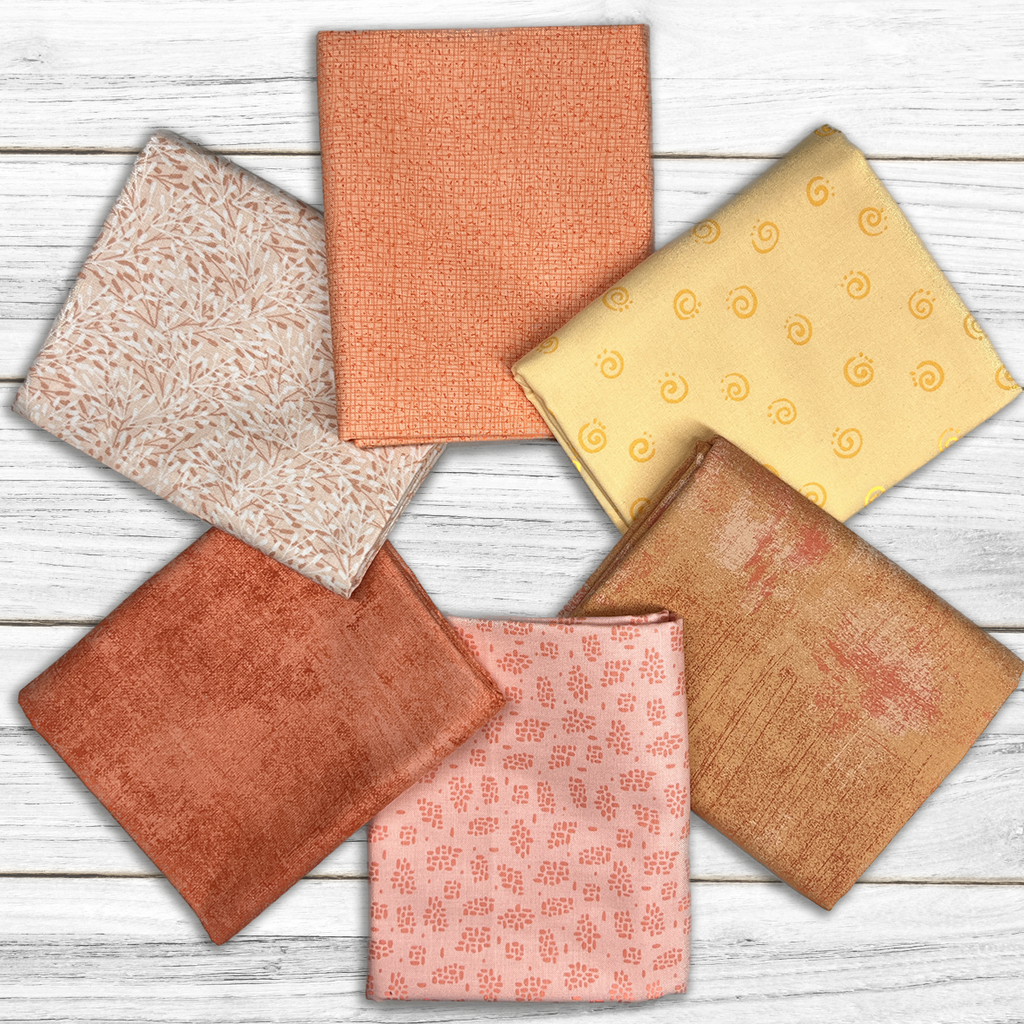 Mystery Bundle - Basic Peach Fabrics GE Designs