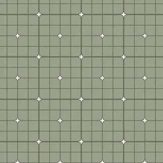 Serenity Grid Green 92011-74 CC T64 - 3 YARD Fabrics Northcott